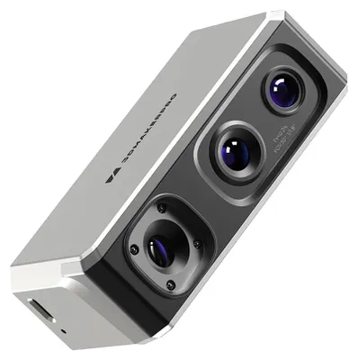 Produktbild von 3D-Scanner, 0,01 mm Genauigkeit, 0,05 mm Auflösung, 100 x 75 mm Erfassungsbereich, 10 fps Bildrate, 180-280 mm Arbeitsabstand