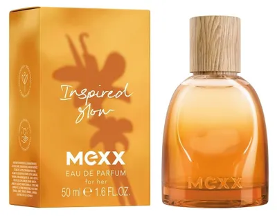 Imagen del producto de Mexx Inspired Glow EdP: Una fragancia fresca para disfrutar en el cuerpo, 50 ml
