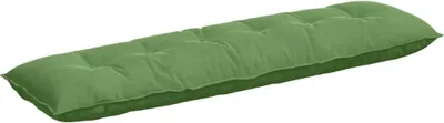 Image de Coussin lombaire vidaXL, vert clair, 180 x 50 cm, tissu corduroy