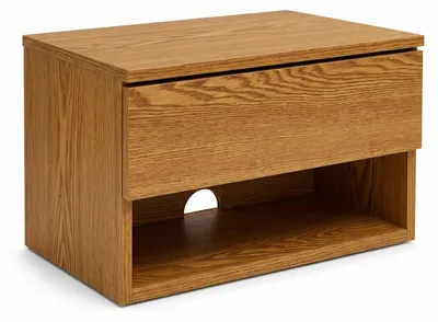 Produktbild von Wand-Nachttisch mit Schublade und Regal, 40 x 30 x 21,5 cm
