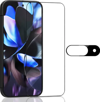 Produktbild von 1-Pack Displayschutzfolie & 1-Pack Objektivschutz fur Google Pixel 9 aus 9H gehärtetem Glas