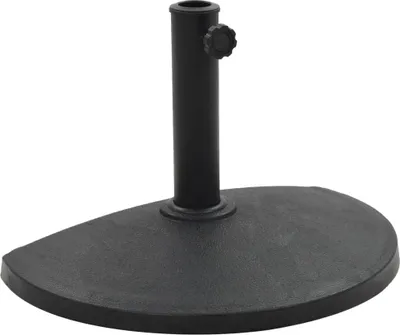 Produktbild von Sonnenschirmfuß Halbrund 9 kg Schwarz Polyharz , Sonnenschirmständer Design 2024