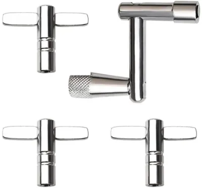Imagen del producto de 4 llaves para batería: herramienta para ajustar la batería, ideal para bateristas