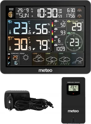 Obrázek produktu pro Meteo Meteostanice Sp400 Měřič Znečištění Ovzduší Vlhkoměr Barometr