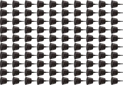 Image de 100PCS Plastic Fertilizer Mesh Basket with Lid Planting Fertilizer Net Pot for Succulent Orchid Bonsai Small Size with Lid