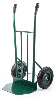 Zdjęcie produktu dla Wózek transportowy G21 Profi, 280 kg, pompowane koła, zielony
