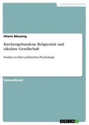 Produktbild von Kirchengebundene Religiosität und säkulare Gesellschaft