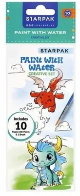 Obrázek produktu pro Tvořivá sada „Draci“ pro děti – malování vodou
