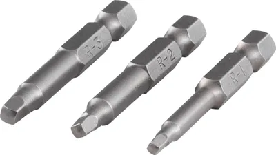 Obrázok produktu pre wolfcraft GmbH 4006885126602, 3 kusov, 50 mm, 25,4 / 4 mm (1 / 4"), Šesťhranný
