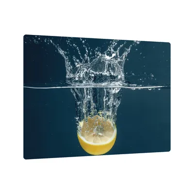 Produktbild von Szklana deska ochronna CYTRYNA WODA 60x52cm deska do krojenia kuchenna płyta ochronna taca szklana