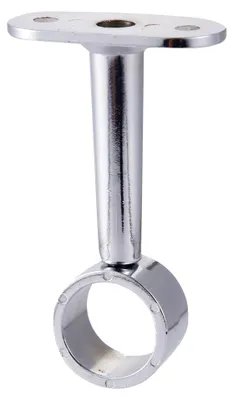 Kleiderstange Zinklegierung weiß 1,9 cm