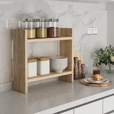 Immagine prodotto di Skye Decor, Denver - Atlantic Pine, scaffali da cucina, pino atlantico, 34 x 10 x 30 cm