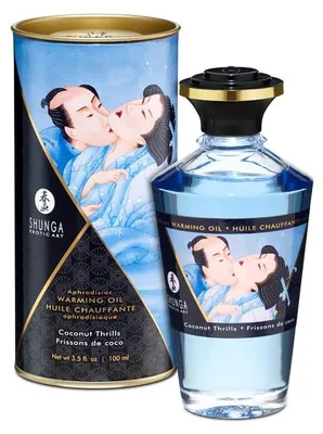 Zdjęcie produktu dla SHUNGA - Olejek do masażu, efekt rozgrzewający, zapach kokosu