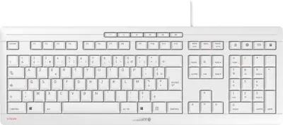 Produktbild von STREAM KEYBOARD (weiß/grau, FR-Layout, Cherry SX-Scherentechnologie)