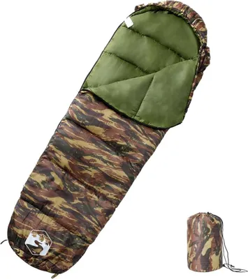 Produktbild von Mumienschlafsack für Erwachsene Camping 3 Jahreszeiten