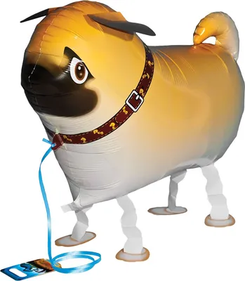 Produktbild von Airwalker Folienballon "Mops" | 55cm