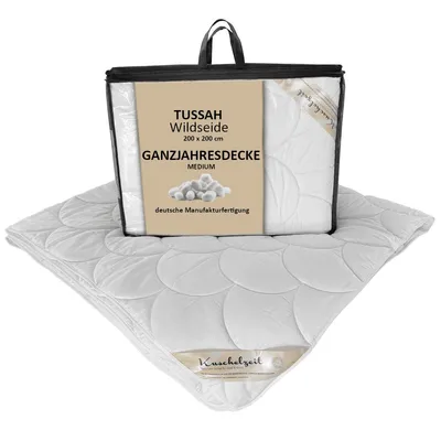 Produktbild von Tussah - Wildseide   Ganzjahresdecke Kuschelzeit  in 200x200 cm