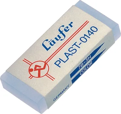 Produktbild von Radiergummi Plast 140 46x20x9mm Packung mit 40 Stück