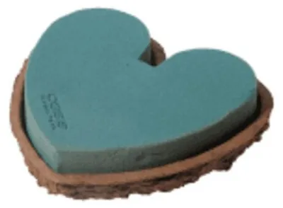 Produktbild von 2 Stück OASIS® BIOLIT® Herz, 17 x 17 x 4 cm – Frischblumen-Steckschaum