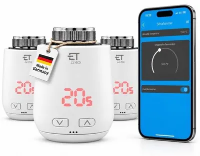 Productafbeelding van Set van 3 slimme Zigbee radiatorthermostaten