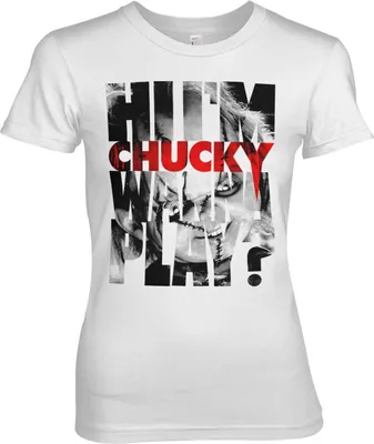 Produktbild von Chucky - Wanna Play Cutout Girly Tee - White - X-Large