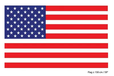 Immagine prodotto di Bandiera USA in poliestere 90 x 150 cm circa