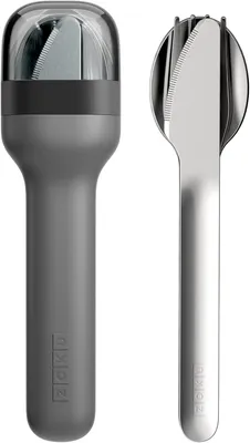 Immagine prodotto di ZOKU Zoku - Besteck-Set To Go, 3-teilig Charcoal ZK 308 CH 815706022368