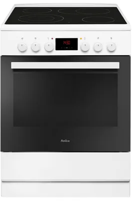Produktbild von Amica - SHC 913 001 W - Standherd - Glaskeramik - Weiß - 60 cm