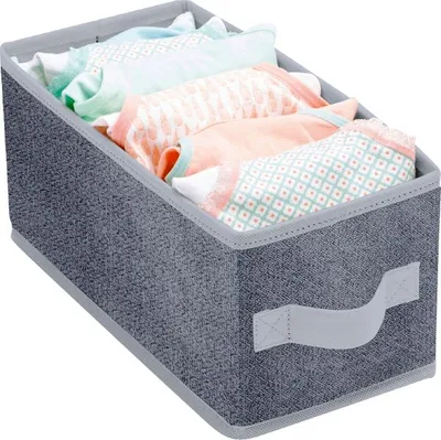 Image de Centi ZEN Système de rangement Structure en lin Aspect non tissé gris-anthracite, Centi:Boîte de rangement 13x27x12.5 cm