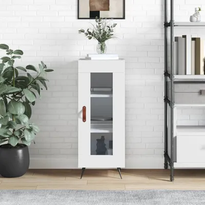 Produktbild von vidaXL Sideboard Weiß 34,5x34x90 cm Holzwerkstoff