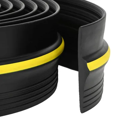 Obrázek produktu pro Podlahová hydroizolace pro garáž, černá a žlutá, PVC