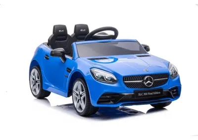 Produktbild von Lean Toys Kinder Elektroauto SLC 300 Blau LED, Audio, 2 Motoren, FB