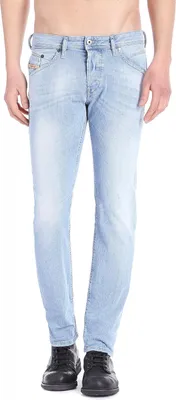 Produktbild von Diesel Belther 0839G Herren Jeans Hose Regular Slim Straight