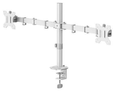Immagine prodotto di Supporto per monitor, 2 schermi, regolazione in altezza, rotazione/inclinazione, 13"-35"