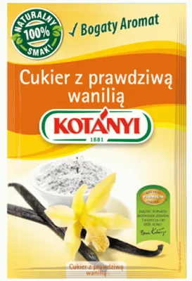Zdjęcie produktu dla Kotanyi Cukier z prawdziwą wanilią 10g