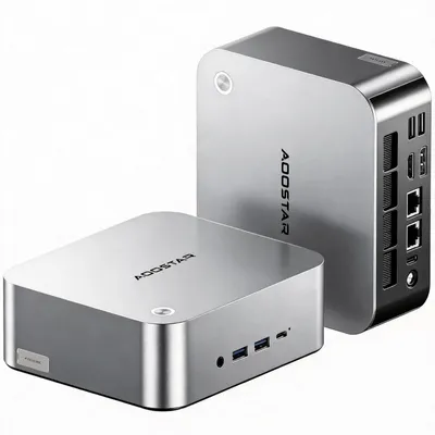 Immagine prodotto di Mini-PC - Processore R7 6850H a 4,7 GHz - 24 GB di RAM - 1 TB di SSD - Scheda grafica AMD Radeon 680M - Desktop compatto