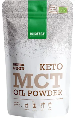 Produktbild von GLUTENFREIES -KETO-MCT-ÖLPULVER 200 g – PURASANA