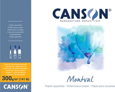 Zdjęcie produktu dla CANSON C518408008 CANSON Aquarellblock "Montval", DIN A3, 30 Blatt