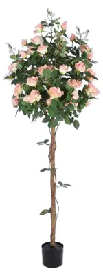 Productafbeelding van Kunstboom met rozen 180 cm