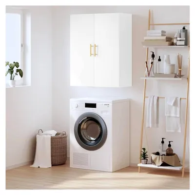 Produktbild von Hängeschrank für Badezimmer, Hängeschrank, Weiß, 69,5 x 34 x 90 cm