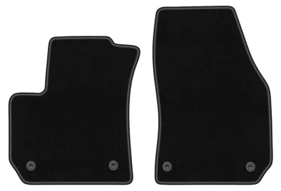 Obrázok produktu pre Predné velúrové koberce pre: Opel Zafira B 2005-2014 (minivan) – 2 ks, čierne, na mieru – Wielganizator BASIC – verzia W0101