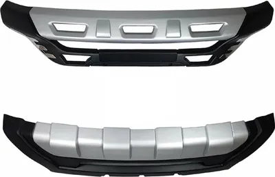 Obrázek produktu pro Zadní difuzor nárazníku pro Hyundai ix35 2010-2012 silver black 2x