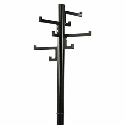 Produktbild von V-Part Garderobenständer mit 8 Haken Porcelain Schwarz 178 cm