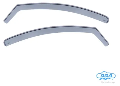 Image de Déflecteurs de vent avant interblocables DGA Long pour Dacia Duster 02/18>05/24