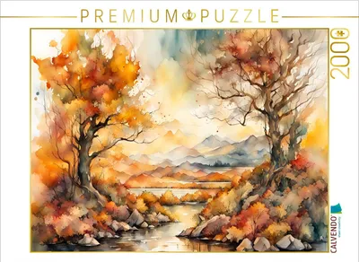 Produktbild von CALVENDO Puzzle Sonniger Herbst | 2000 Teile Lege-Größe 90x67cm Foto-Puzzle für glückliche Stunden