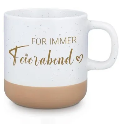 Image de Tasse en céramique avec inscription | Cadeau pour la retraite (femme ou homme) | Cadeau de départ pour un collègue