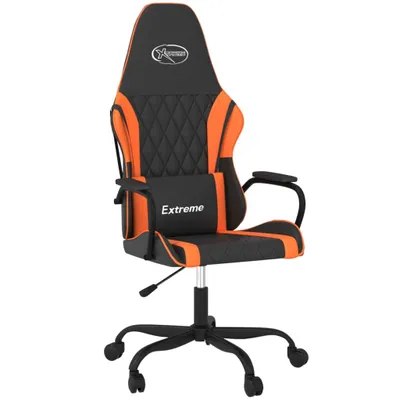 Immagine prodotto di vidaXL Sedia da gioco in ecopelle nera e arancione