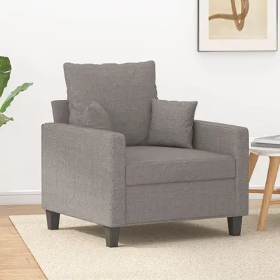 Obrázek produktu pro Maison Exclusive – Křeslo, barva taupe, rozměry 60 cm, potahová látka