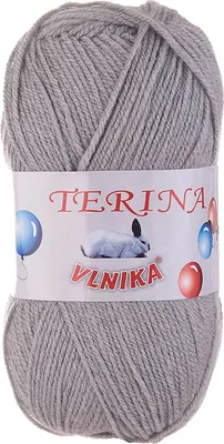 100g Terina Strickgarn Häkelgarn Wolle Acrylwolle pflegeleicht Farbwahl hellgrau