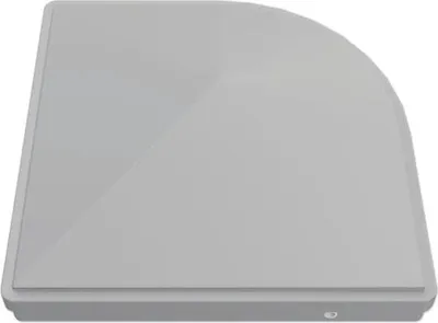 Produktbild von Pfostenkappe Premium Flex halbrund 9 x 9 cm silbergrau